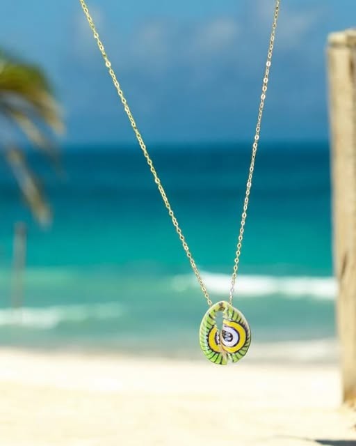 Evil Eye Teardrop — fine 18k gold, Sierra Jewelry Freetown
