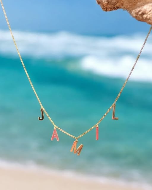Custom Name Necklace — fine 18k gold, Sierra Jewelry Freetown
