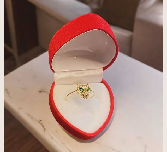 Blossom Gemstone Ring — fine 18k gold, Sierra Jewelry Freetown